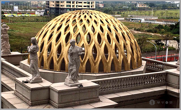 台湾天艺锻铜穹顶雕塑