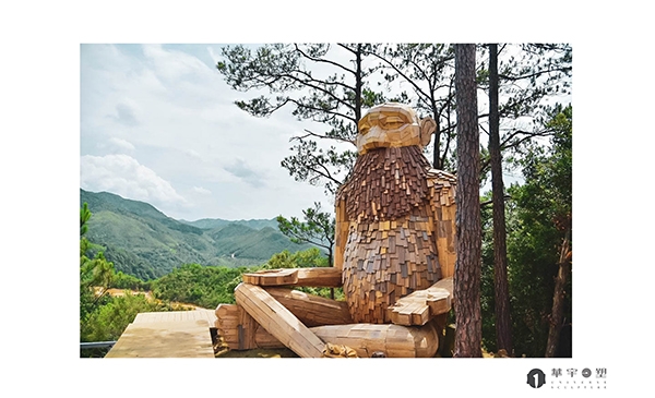 福建古溪星河景区仙山精灵风景雕塑定制