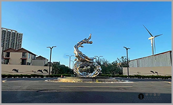 漳州不锈钢水浪景观雕塑