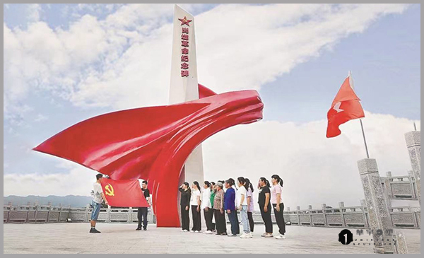 宁德寿宁红色甲坑烽火岗垅雕塑